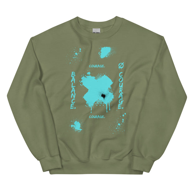 Balanced Courage Unisex Sweatshirt