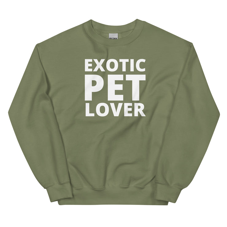 Exotic Pet Lover Unisex Sweatshirt