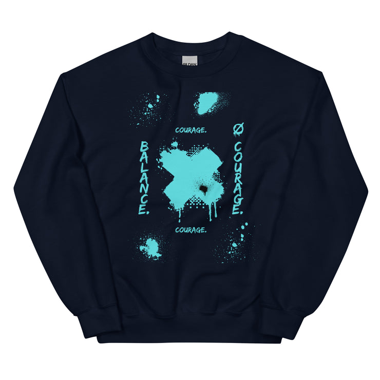 Balanced Courage Unisex Sweatshirt