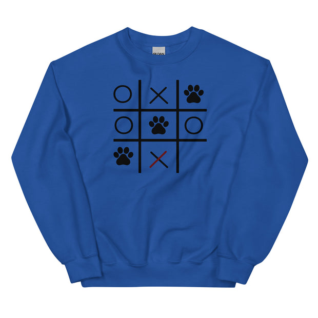 Paw Tic Toe Unisex Sweatshirt