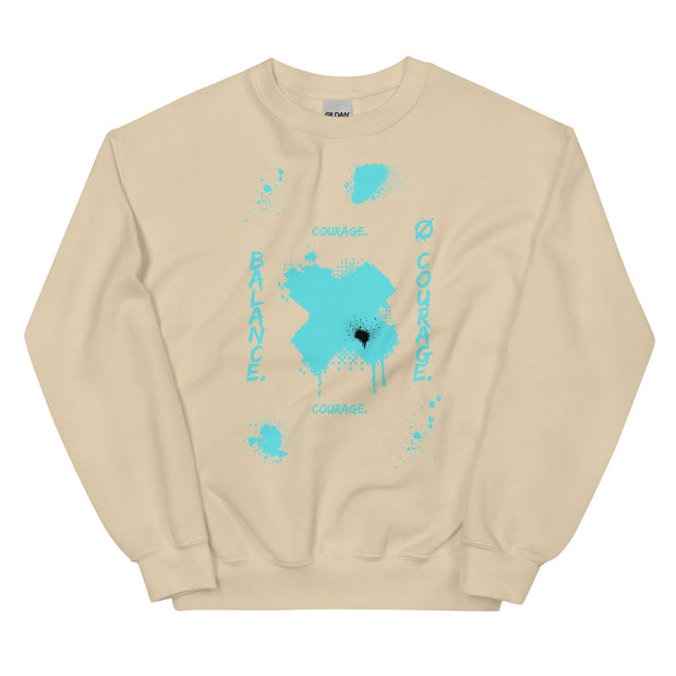 Balanced Courage Unisex Sweatshirt