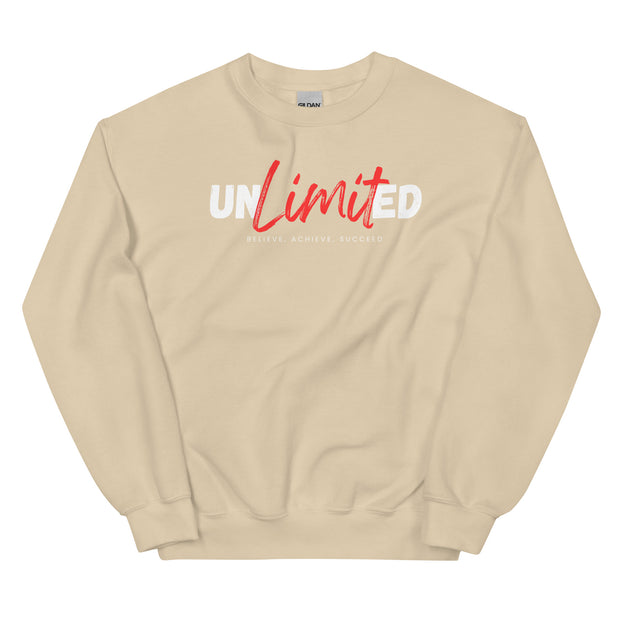 Unlimited Believe Achieve Succeed Unisex Sweatshirt