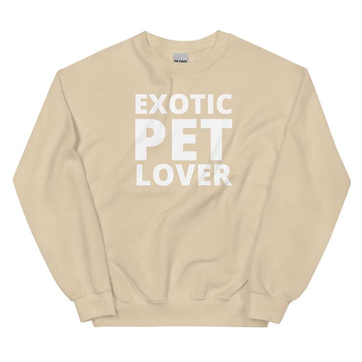 Exotic Pet Lover Unisex Sweatshirt