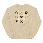 Paw Tic Toe Unisex Sweatshirt