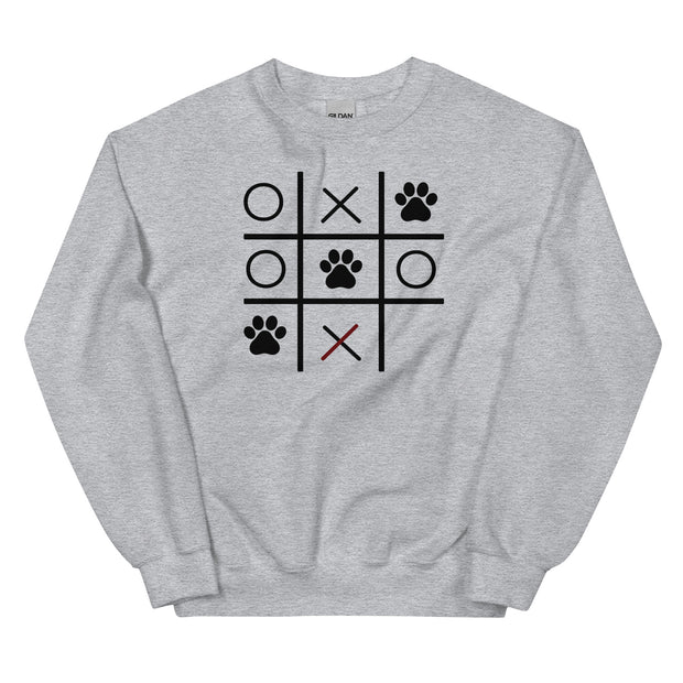 Paw Tic Toe Unisex Sweatshirt