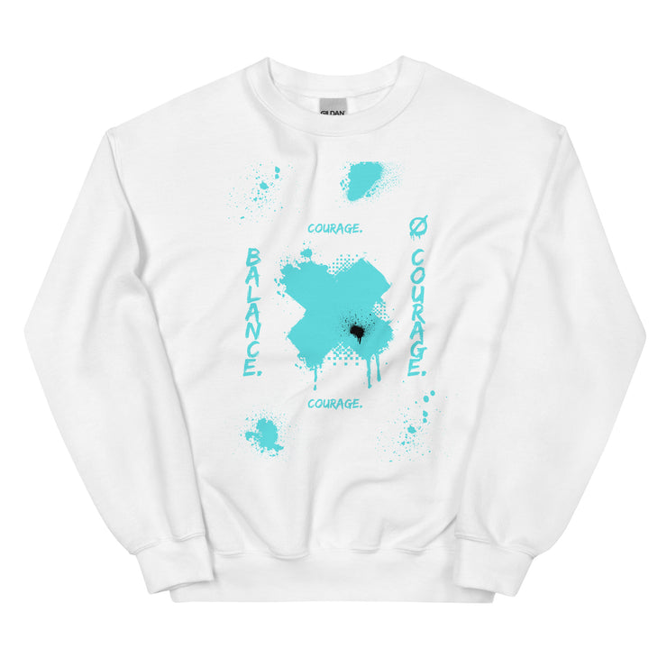 Balanced Courage Unisex Sweatshirt