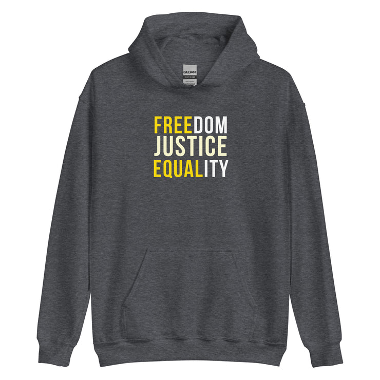 Freedom Justice Equality Unisex Hoodie