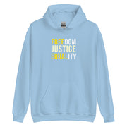 Freedom Justice Equality Unisex Hoodie