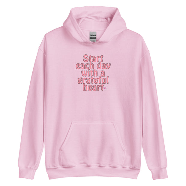 Start Each Day With A Grateful Heart Unisex Hoodie