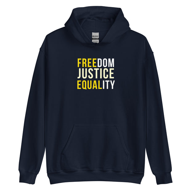 Freedom Justice Equality Unisex Hoodie