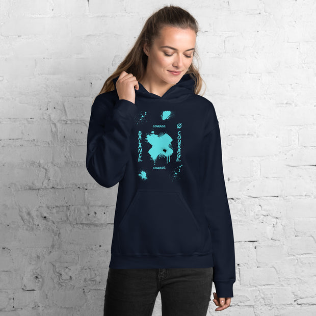 Balanced Courage Unisex Hoodie