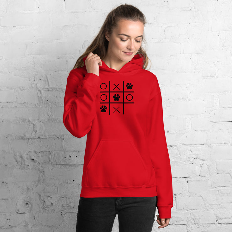 Paw Tic Toe Unisex Hoodie