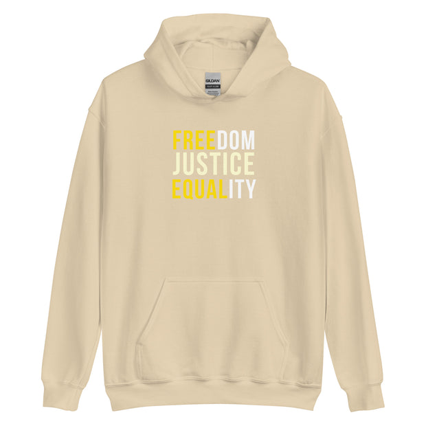 Freedom Justice Equality Unisex Hoodie