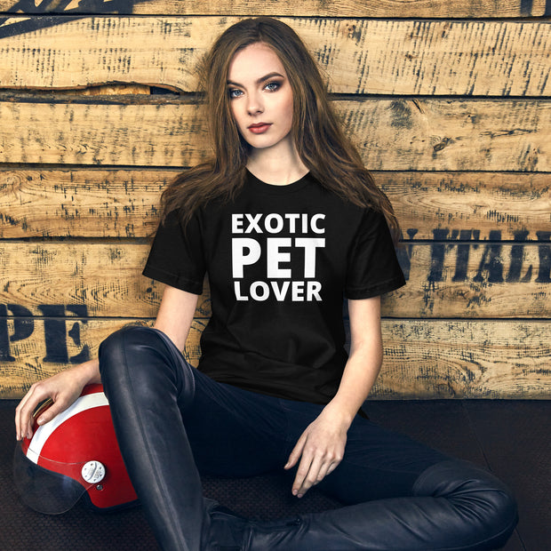 Exotic Pet Lover Animal Unisex t-shirt