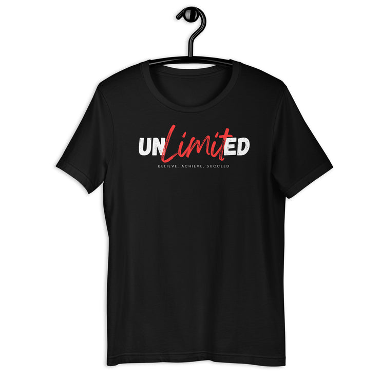 Unlimited Believe Achieve Succeed  Unisex t-shirt