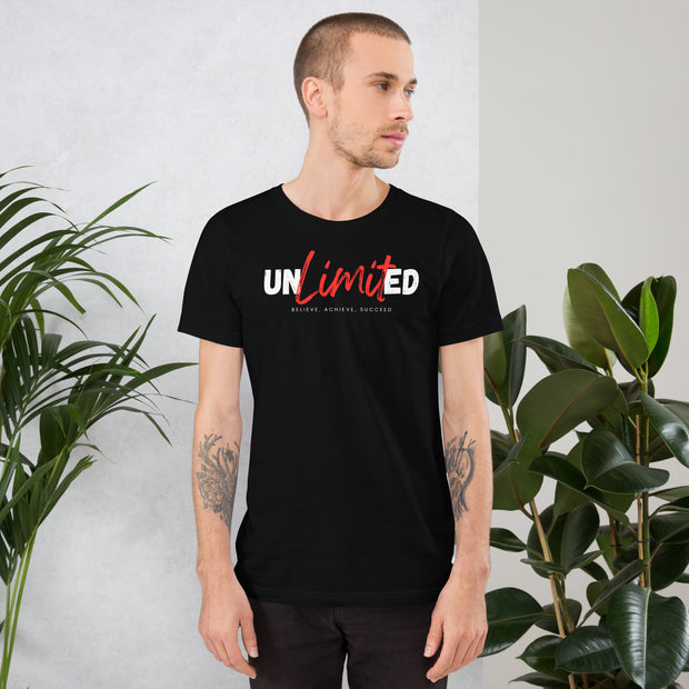 Unlimited Believe Achieve Succeed  Unisex t-shirt