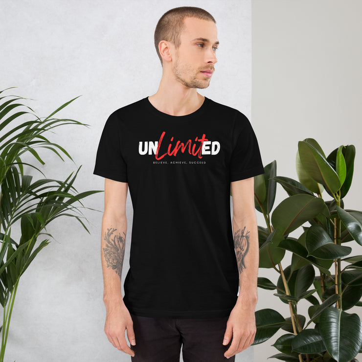 Unlimited Believe Achieve Succeed  Unisex t-shirt