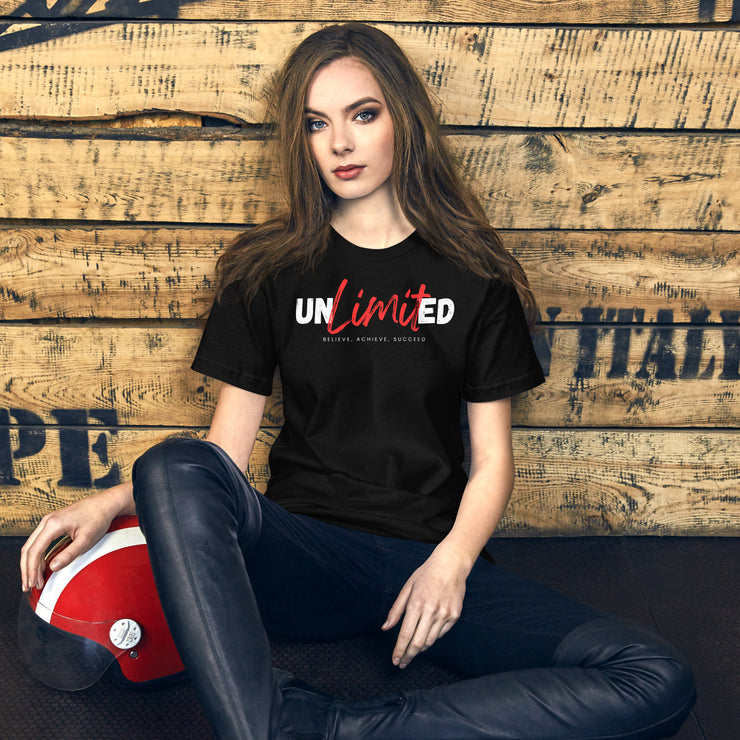 Unlimited Believe Achieve Succeed  Unisex t-shirt