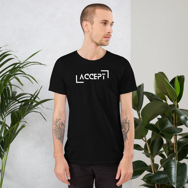 Accept Unisex t-shirt