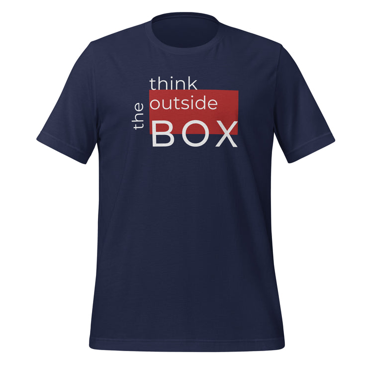 Think Outside The Box Unisex t-shirt