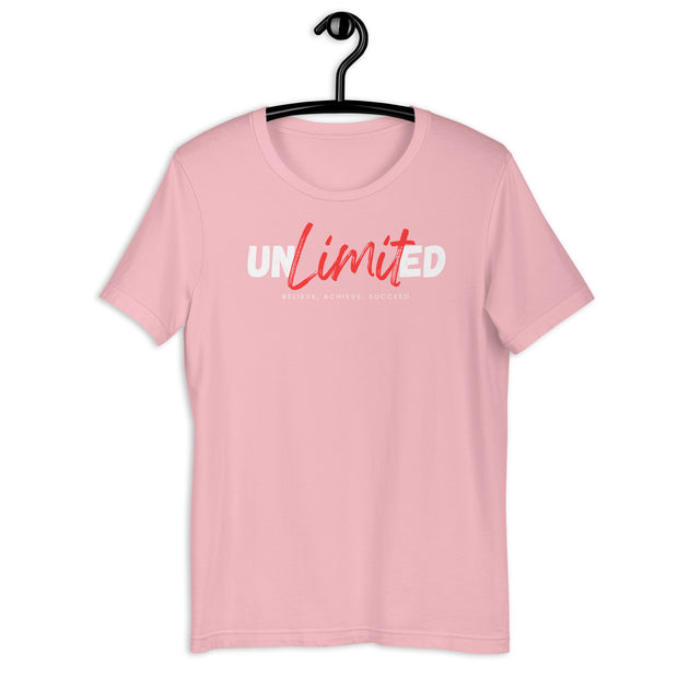 Unlimited Believe Achieve Succeed  Unisex t-shirt