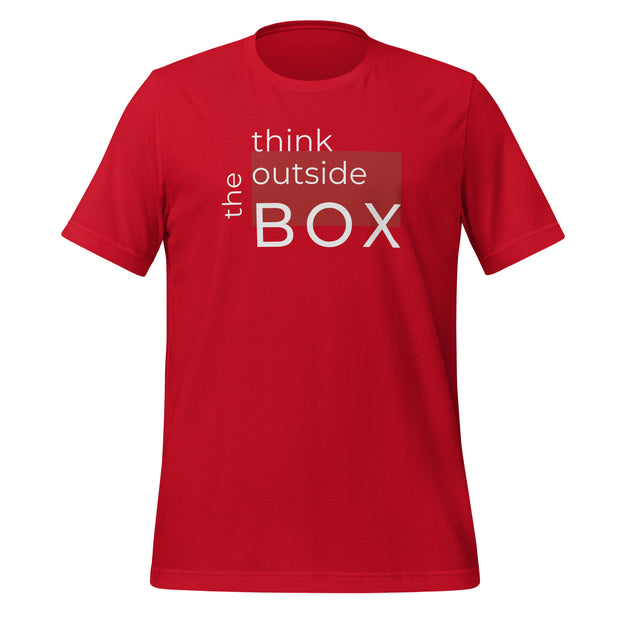 Think Outside The Box Unisex t-shirt