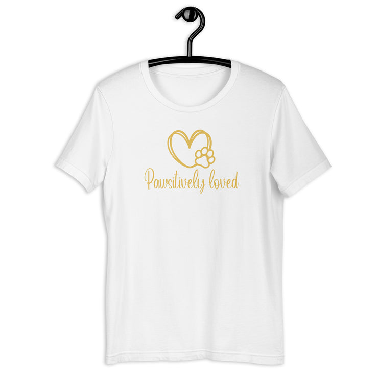 Pawsitively Love Unisex t-shirt